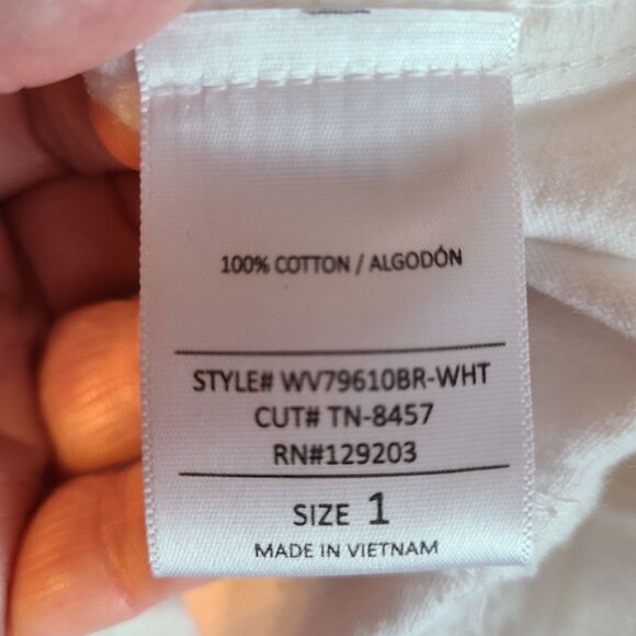 Cello The Barrel Jean White Sz 1 (S) Streetwear Trendy Modern Comfortable Chic - Picture 7 of 15